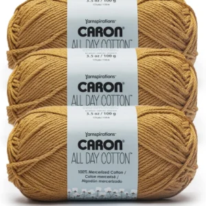 3 Pack Golden Mercerized Cotton Yarn