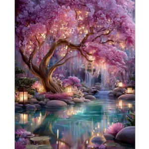 Tree Canvas Paint by Numbers