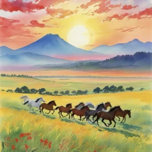 Horse DIY Paint by Numbers